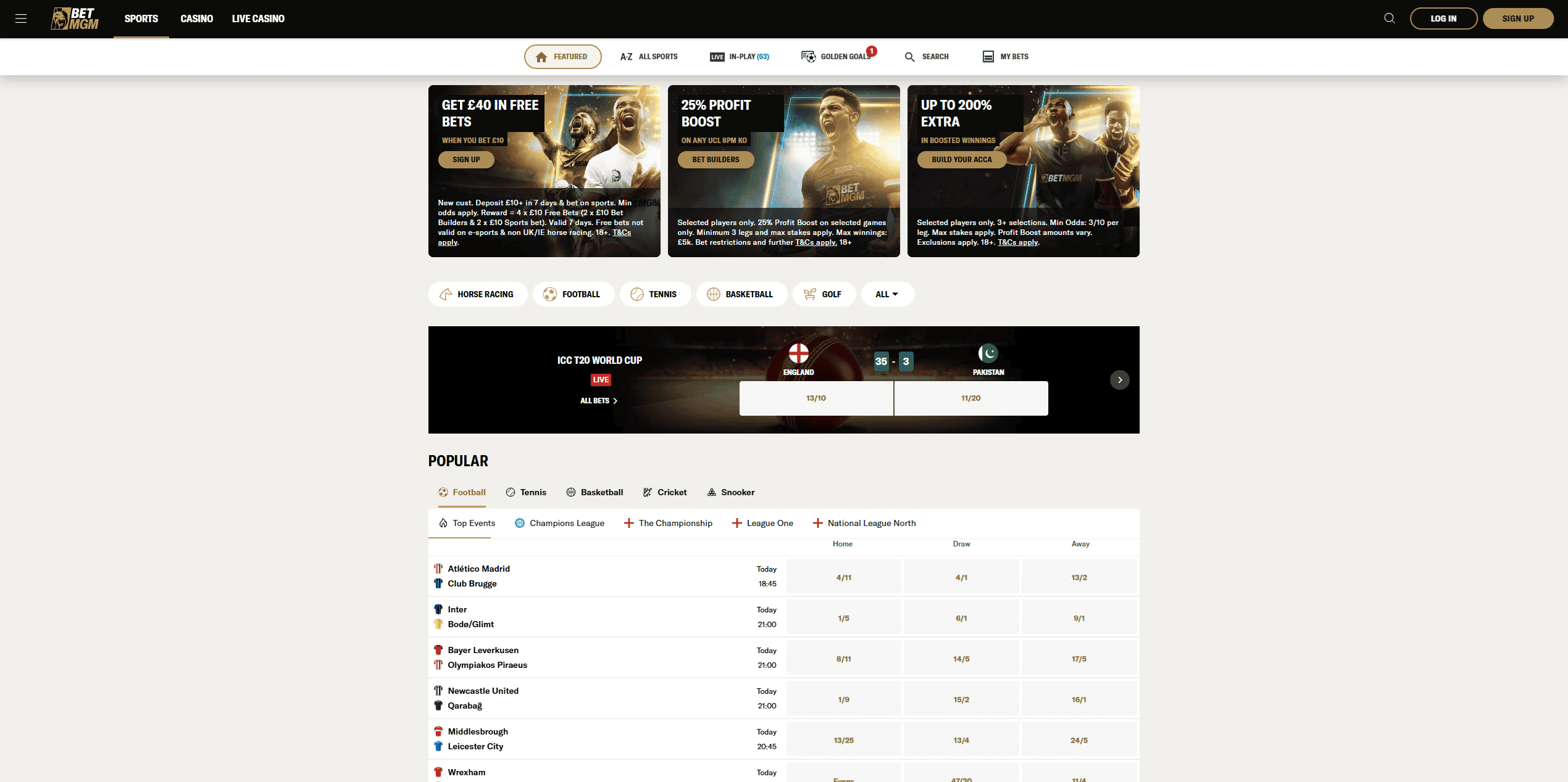 BetMGM Bookmaker