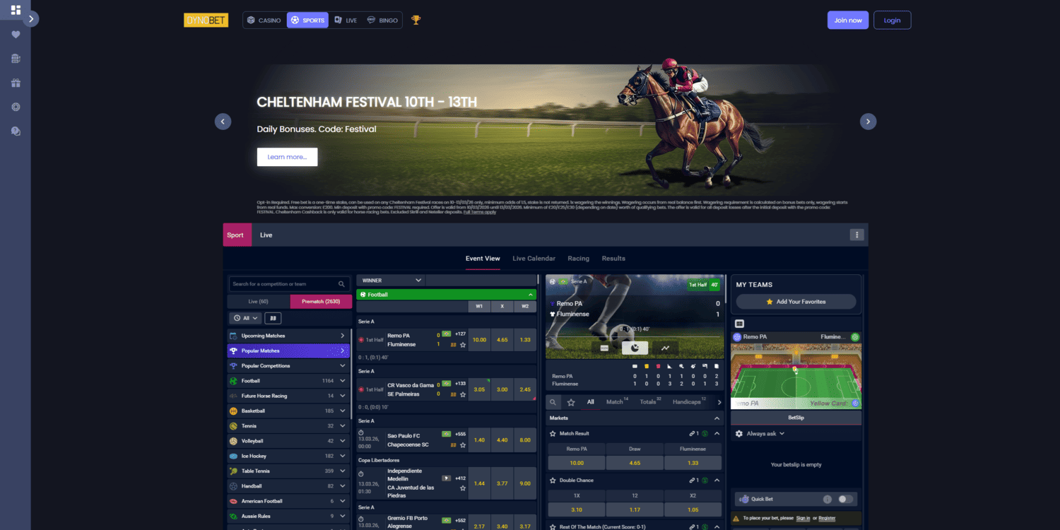 DynoBet Bookmaker