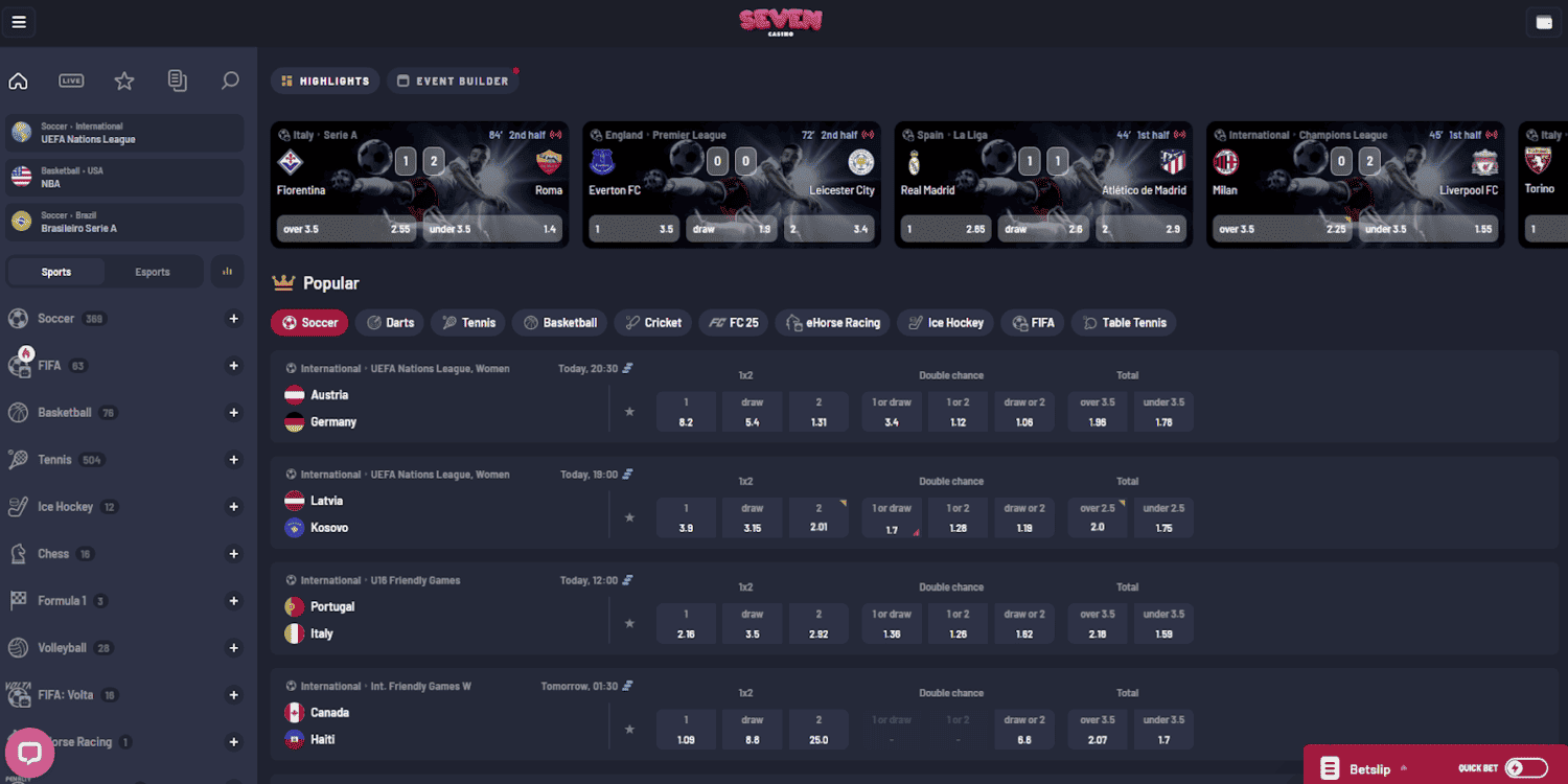 Seven Bookmaker